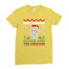 most wanted beard man this christmas Ladies Fitted T-Shirt