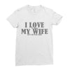 i love it when my wife let's me play golf Ladies Fitted T-Shirt