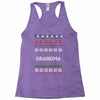 ugly christmas grandma Racerback Tank