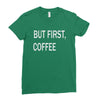 but firsh coffee Ladies Fitted T-Shirt