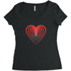love red Women's Triblend Scoop T-shirt