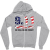 9.11 Patriot Day We Will Never Forget Zipper Hoodie
