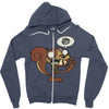 zombie ardilla Zipper Hoodie