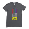 Lightsaber Rainbow Ladies Fitted T-Shirt