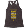 nobody exists on purpose Racerback Tank