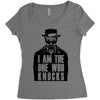 i am the one who knocks Women's Triblend Scoop T-shirt