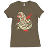 chest burstin' alien Ladies Fitted T-Shirt