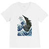 kaiju wave V-Neck Tee