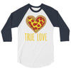 true love heart 3/4 Sleeve Shirt
