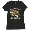 what a piece of junk! Ladies Fitted T-Shirt