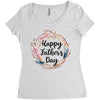 Happy Father's Day Women's Triblend Scoop T-shirt