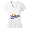 Sunday Funday Women's V-Neck T-Shirt
