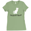trick or treat Ladies Fitted T-Shirt