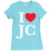 i love jesus christ Ladies Fitted T-Shirt