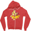 hot macs wrestling in cheese Zipper Hoodie