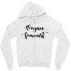 vegan feminist Zipper Hoodie