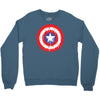 captain america dying bleeding logo Crewneck Sweatshirt