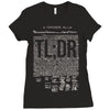 political illiteracy Ladies Fitted T-Shirt
