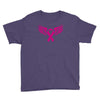breast cancer ribbon with wing Youth Tee
