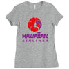 stylish retro hawaiian airlines Ladies Fitted T-Shirt