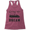 living the minivan dream Racerback Tank