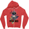 who loves frenchies Zipper Hoodie