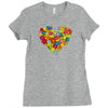color flower Ladies Fitted T-Shirt