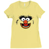 animal face Ladies Fitted T-Shirt