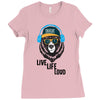 Live Life Loud Brklyn Ladies Fitted T-Shirt