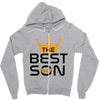 The Best Son Zipper Hoodie