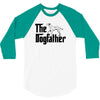 the dogfather dalmatian 3/4 Sleeve Shirt