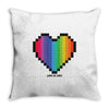 Love Is Love Lgbt Rainbow Heart Throw Pillow