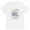 too zuul for school V-Neck Tee