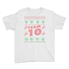 team 10 ugly christmas Youth Tee