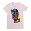 up all night cat Ladies Fitted T-Shirt