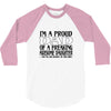 i'm a proud dad of a freaking awesome daughter 3/4 Sleeve Shirt