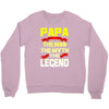 papa the man the myth the legend 2 Crewneck Sweatshirt