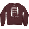 beard length chart Crewneck Sweatshirt