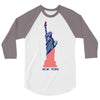 4th of july 3/4 Sleeve Shirt