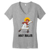 holy roller Women's V-Neck T-Shirt