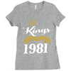 kings are born in 1981 Ladies Fitted T-Shirt