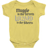 muggle in the streets, wizard in the sheets Baby Onesie