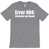 halloween error 404 costume not found T-Shirt