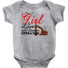 Just A Girl In Love With Her Heavy Equıpment Operator Baby Bodysuit