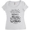 Happiness Women's Triblend Scoop T-shirt