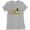 tiswas ideal birthday present or gift Ladies Fitted T-Shirt
