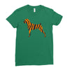 tiger pattern Ladies Fitted T-Shirt