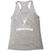 buck merry christmas Racerback Tank