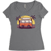 Sunset Van Women's Triblend Scoop T-shirt