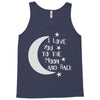 i love you to the moon and back babygrow Tank Top